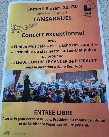 Affiche concert au profit de la ligue contre le cancer 8 mars 2025 v1